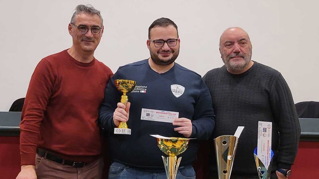 Trionfo al Torneo Open Mediterraneum Chess 10 Giovanni Spina - Torneo Open Mediterraneum Chess